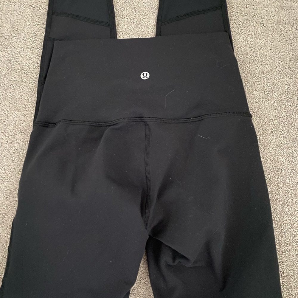 Black mesh lululemon leggings
